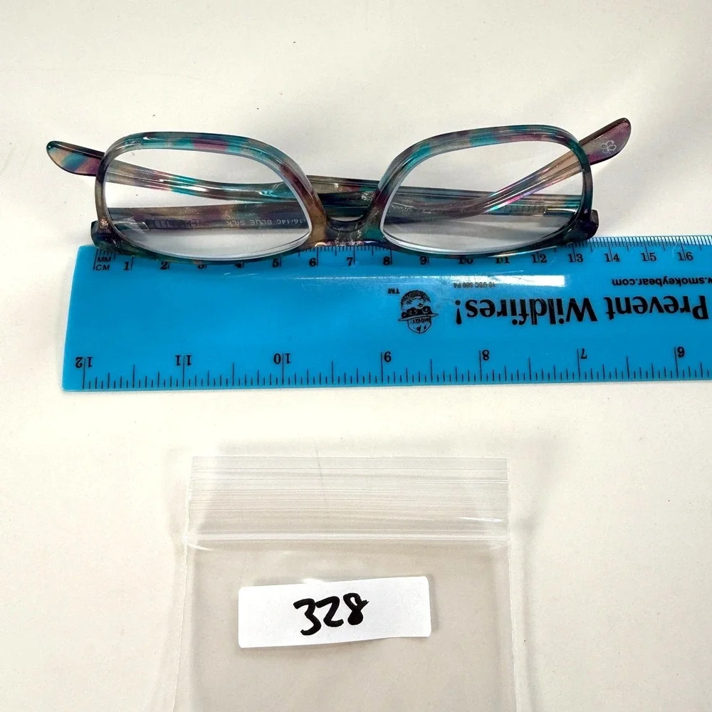 MARIE CLAIRE 6318 Eyeglasses Frame Only 53-16-140 Blue Silk Tortoise Full Rim